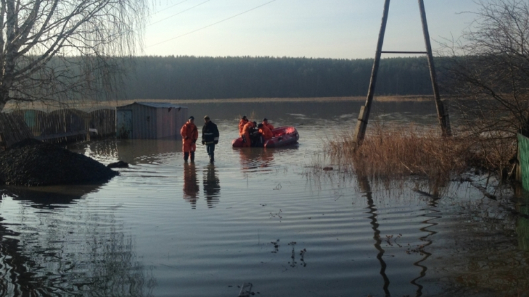 Подтоплены только огороды