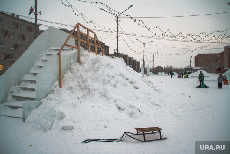 Так выглядел городок прошедшей зимой