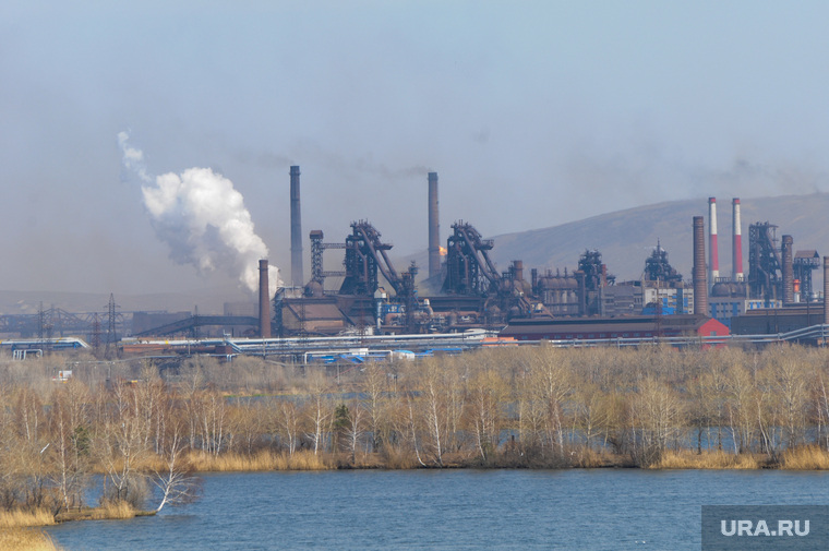 Магнитогорск. Челябинская область., трубы дымят, ммк, магнитогорск