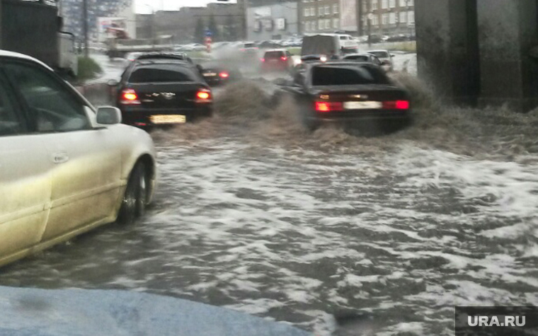 Ливень. Челябинск., потоп
