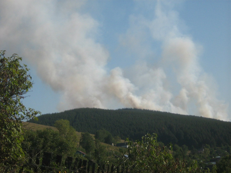 Дымы над Вишенной горой начали куриться еще 11 августа