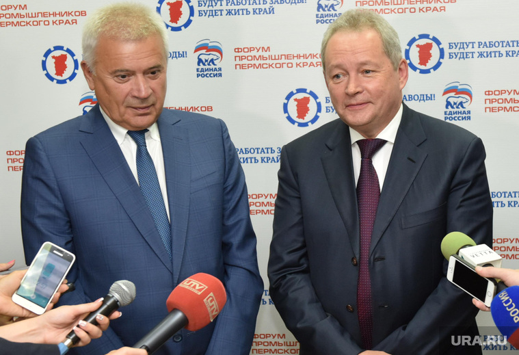 Вагит Алекперов и Виктор Басаргин ФОРУМ За развитие Прикамья, басаргин виктор, алекперов вагит