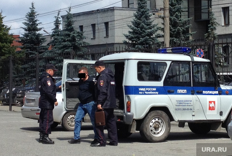 Полиция. Задержанный. Челябинск.