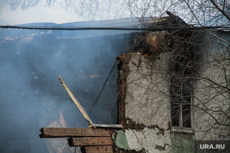 Пожар тубдиспансер. Сургут