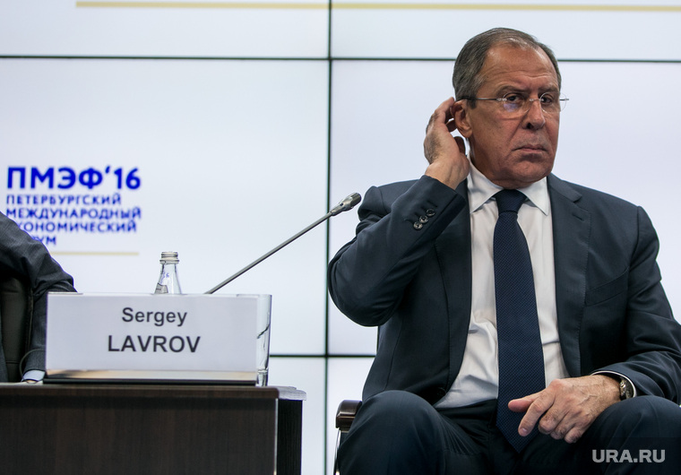 Петербургский международный экономический форум ПМЭФ 2016. Первый день. Санкт-Петербург, лавров сергей, портрет