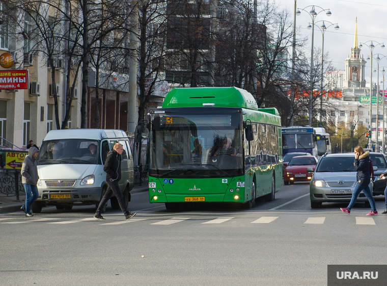 Новые белорусские автобусы на маршруте. Екатеринбург