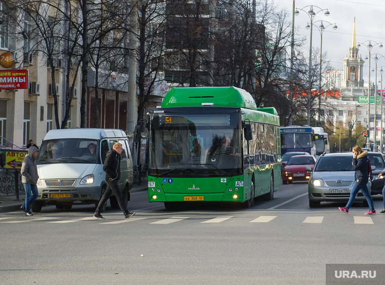 Новые белорусские автобусы на маршруте. Екатеринбург