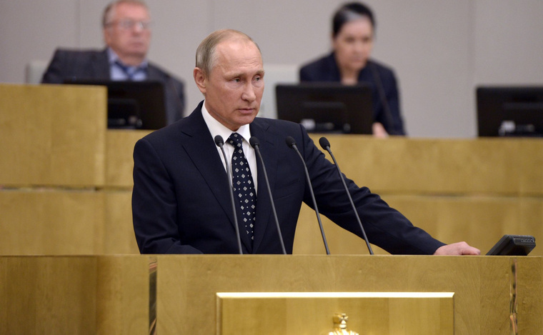 Владимир Путин процитировал на заседании Госдумы политического деятеля имперских времен Петра Столыпина