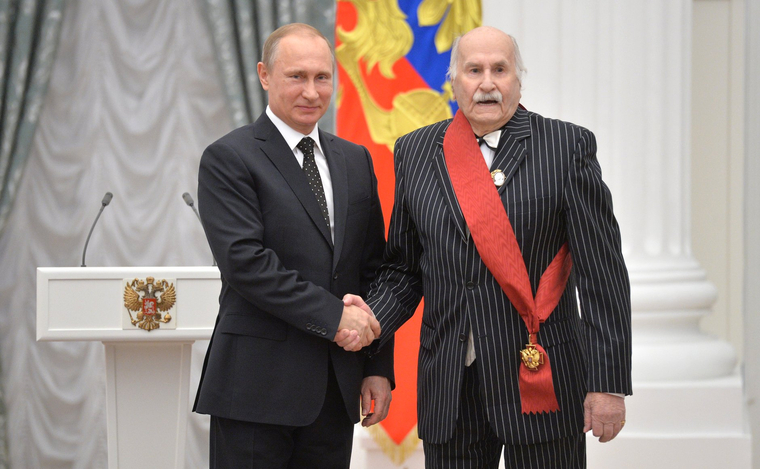 Год назад Путин вручил Зельдину орден «За заслуги перед Отечеством» I степени