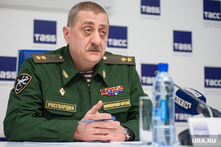 Пресс-конференция, посвященная формированию и деятельности Уральского округа войск национальной гвардии РФ. Екатеринбург, голлоев игорь