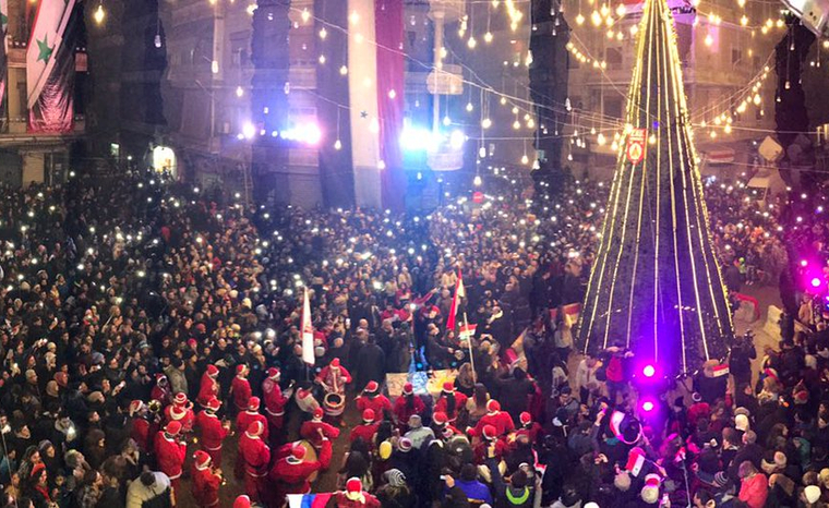 В Алепо праздновали победу и Рождество