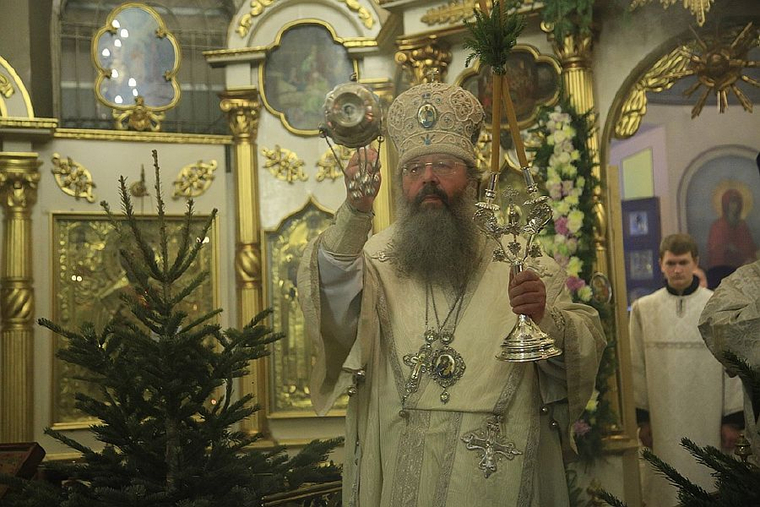 В рождественскую ночь митрополит вспомнил о жертвах авиакрушения