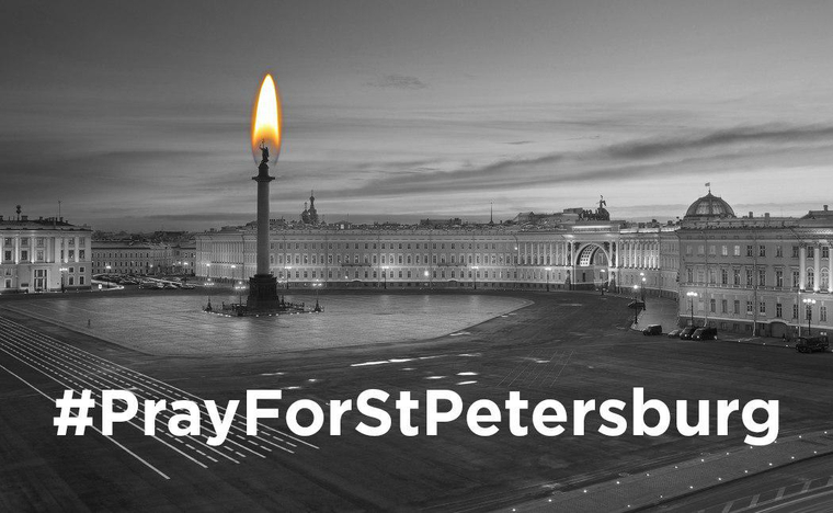 В соцсетях скорбят вместе с родственниками погибших в метро Санкт-Петербурга