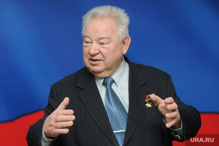 Встреча Юревича с космонавтами. Челябинск, гречко георгий