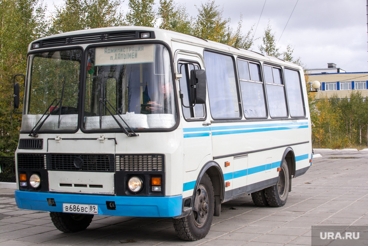 Ханымей-Муравленко, 4 сентября,рабочая поездка Кобылкина, автобус, паз