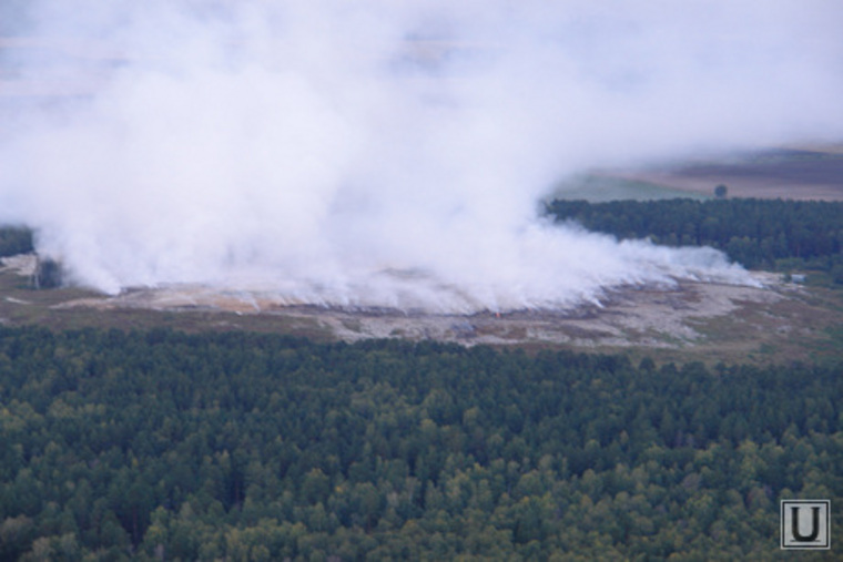 Так горела свалка близ Посохово в сентябре 2014 года
