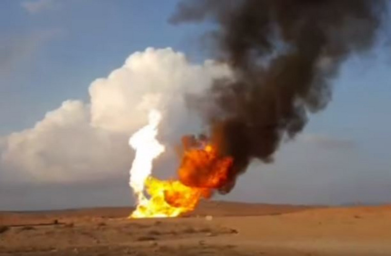 Террористы подожгли газовую скважину Хаян