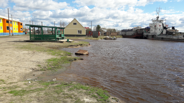 Уровень воды в реке Сыне поднялся до 710 сантиметров