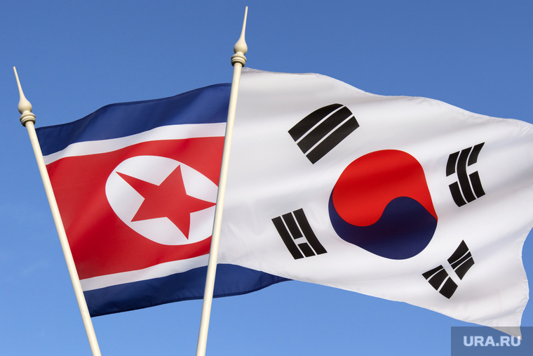Клипарт depositphotos.com, северная корея флаг, южная корея флаг