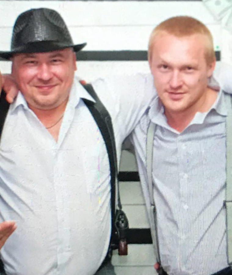 Алексей Тиханов (в шляпе) и Антон Корепанов.