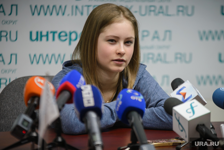 Пресс-конференция с Юлией Липницкой в Интерфаксе. Екатеринбург, липницкая юлия