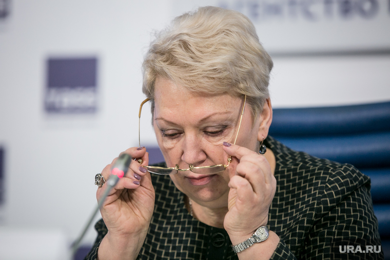 Пресс-конференция в ТАСС, посвященная итогам работы Министерства образования и науки РФ в 2016 году, с участием Васильевой Ольги. Москва, портрет, васильева ольга