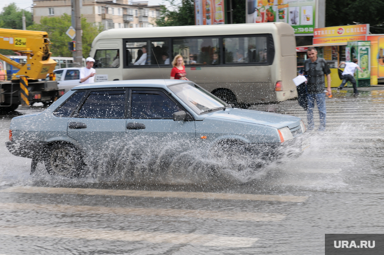 Наводнение. Потоп. Стихия. Челябинск., вода, потоп