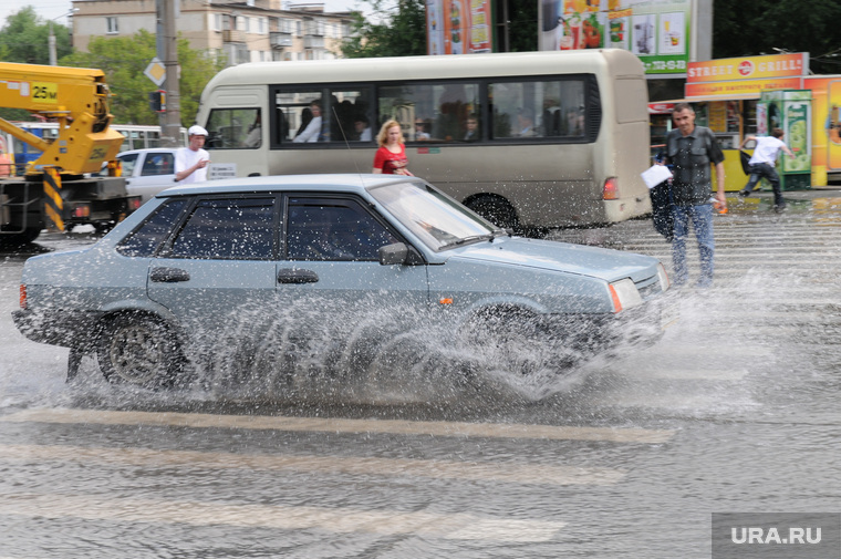 Наводнение. Потоп. Стихия. Челябинск., вода, потоп