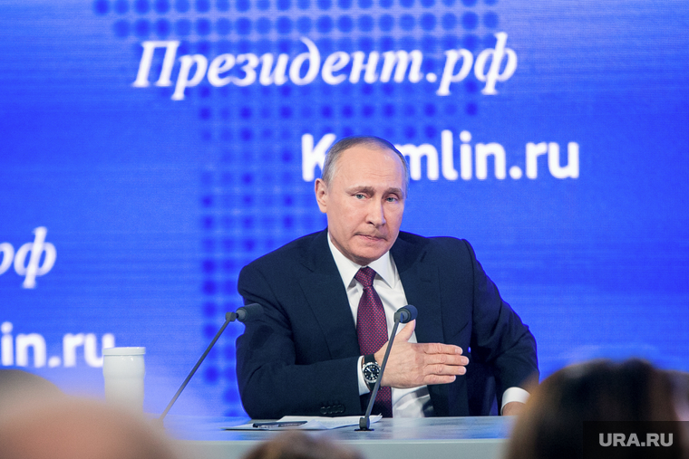 12 ежегодная итоговая пресс-конференция Путина В.В. (перезалил). Москва