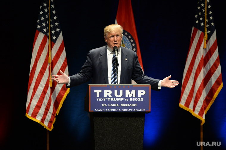 Клипарт depositphotos.com, американский флаг, трамп дональд