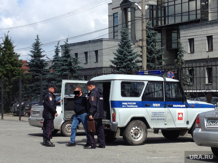 Полиция. Задержанный. Челябинск.