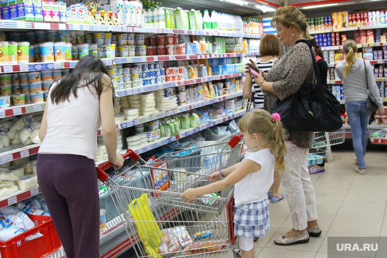 Цены на продукты
Курган, покупатели, супермаркет