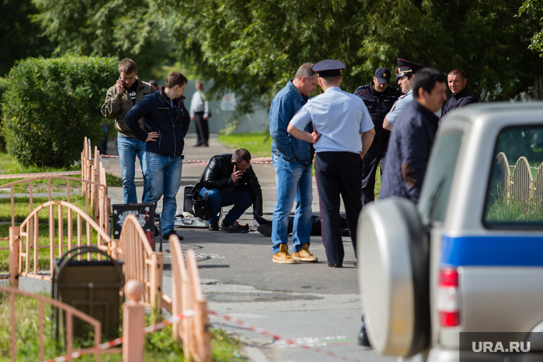 Резня на проспекте Ленина. Сургут, труп нападавшего