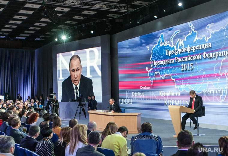 Пресс-конференция Путина В.В. Москва., песков дмитрий, пресс-конференция, путин на экране
