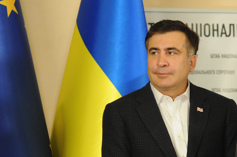 После прорыва через границу у Саакашвили выкрали главный документ