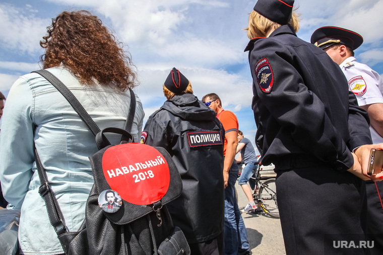 Митинг сторонников Навального 12 июня. Тюмень, митинг