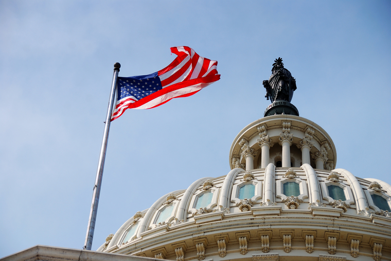 Клипарт depositphotos.com, правительство, флаг сша, капитолий