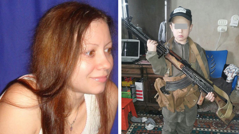 Мать попала под влияние террористов и решила взять с собой ребенка