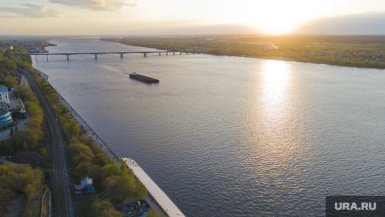 Пермь. Городские пейзажи, кама, река