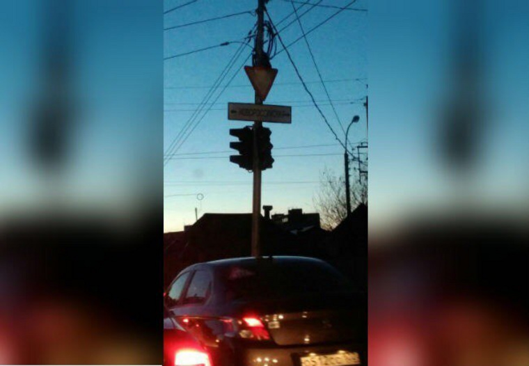В Миассе жители жалуются на отключенные светофоры
