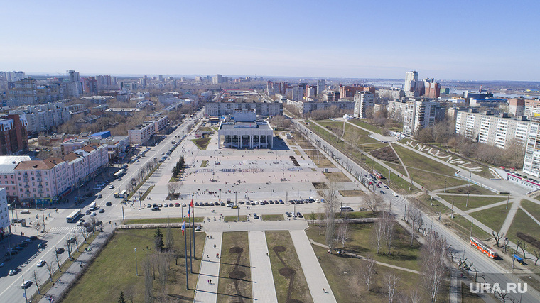 Пермь. Городские пейзажи, город пермь, эспланада