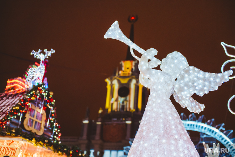 Открытие ледового городка. Екатеринбург, ледовый городок, ледовая скульптура, ангел, рождество, администрация, новый год