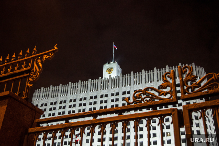 Москва, разное., белый дом, решетка, здание правительства рф, Дом Правительства Российской Федерации