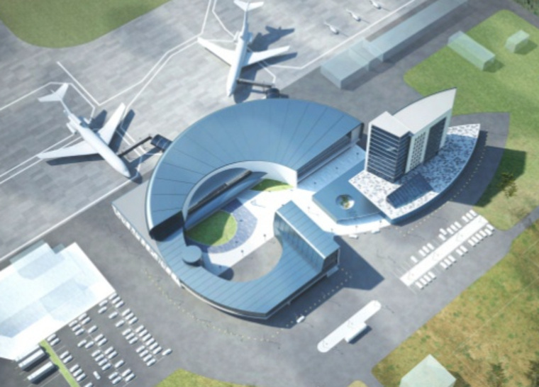 Аэропорт газовой столицы Ямала хотели сделать в виде логотипа «Газпрома»