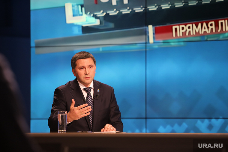Прямая линия с губернатором ЯНАО Дмитрием Кобылкиным (необр). Салехард