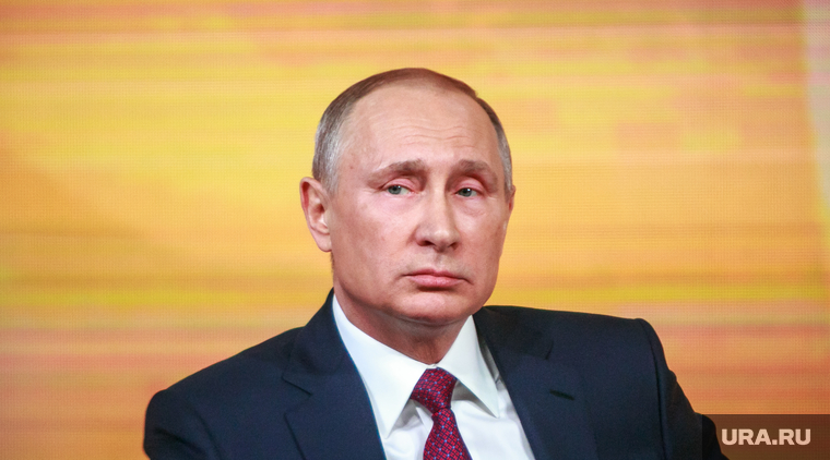 Ежегодная итоговая пресс-конференция президента РФ Владимира Путина. Москва, портрет, путин владимир