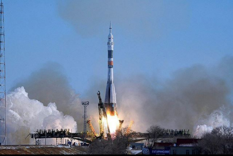 Спутник был запущен с космодрома Байконур