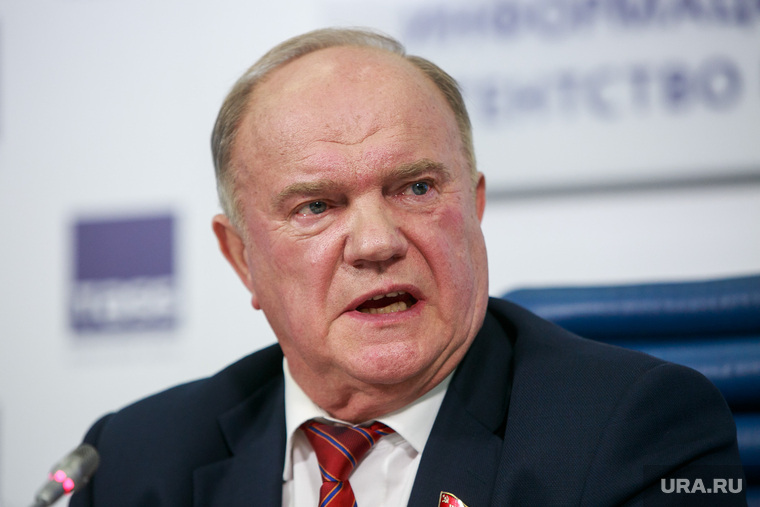 Пресс-конференция КПРФ в ТАСС с участием лидера партии Геннадием Зюгановым. Москва, зюганов геннадий