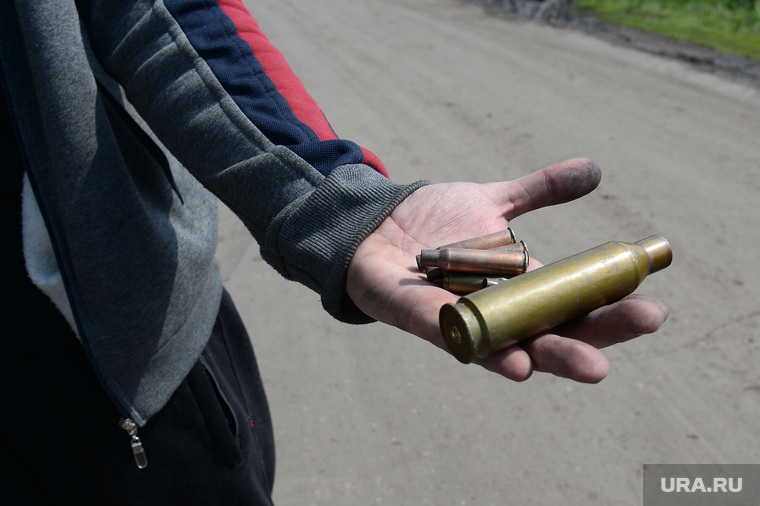 Последствия АТО и украинские блокпосты в Краматорске. Украина, стрельба, гильзы, война