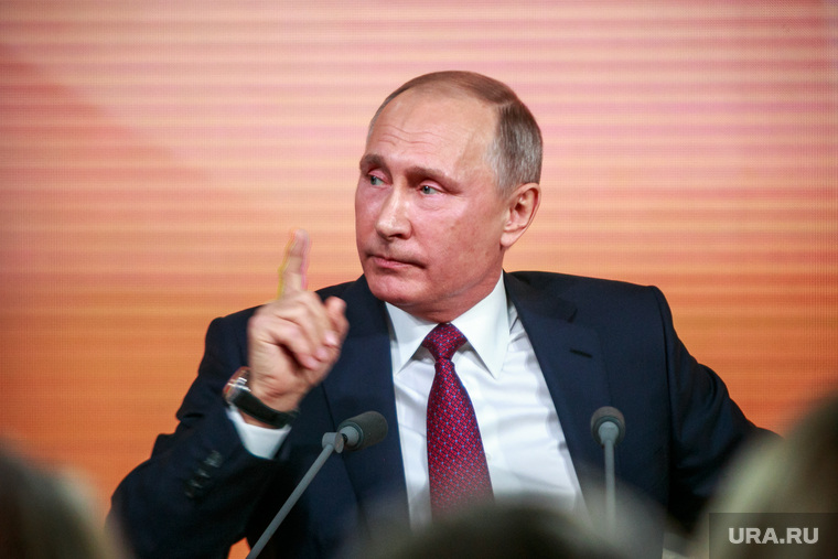 Ежегодная итоговая пресс-конференция президента РФ Владимира Путина. Москва, портрет, путин владимир